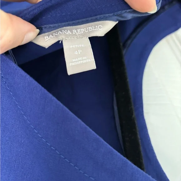 Banana Republic Royal Blue Long Sleeve Dress - Picture 3 of 4